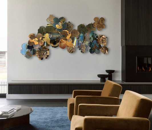 Flower Field: Mediterranean Sage, Sunwashed Olive & Champagne Gold