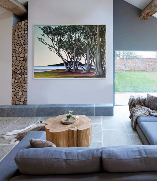 Macrocarpa on the Beach