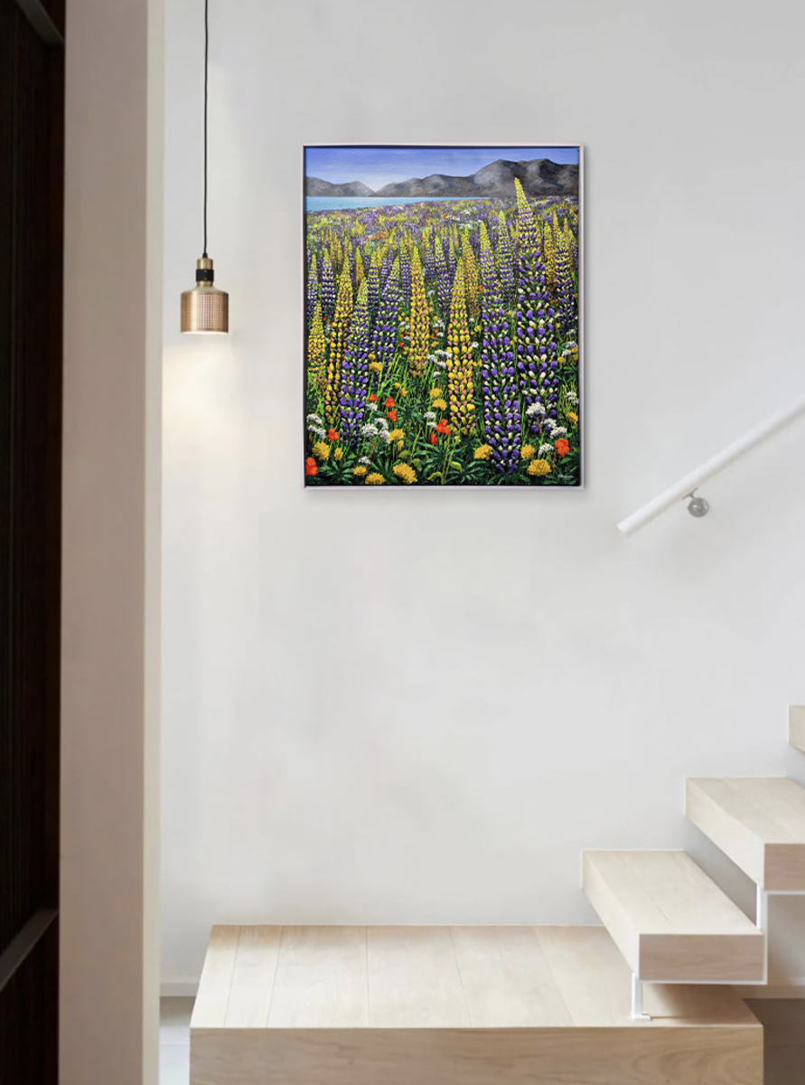 Lake Tekapo Lupins