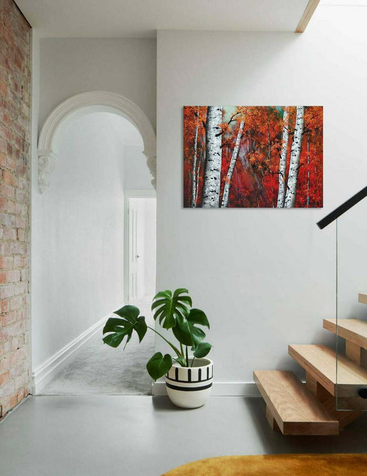 Birches Bark, Autumn Study