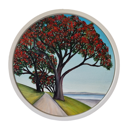 Road through the Pohutukawa