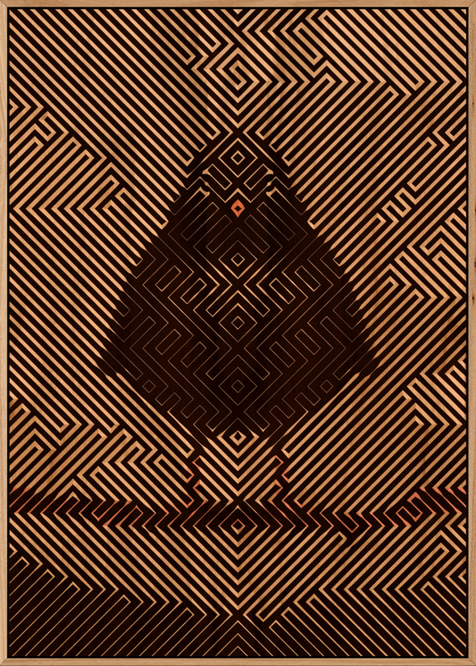 Woodland Black Robin Grande Edition 1/5