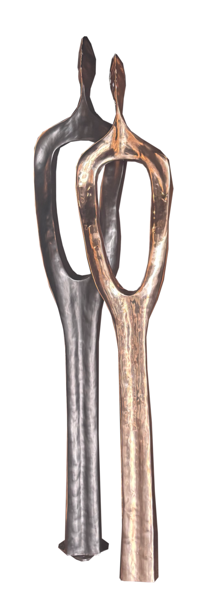 Iron Paste & Bronze Couple Commission