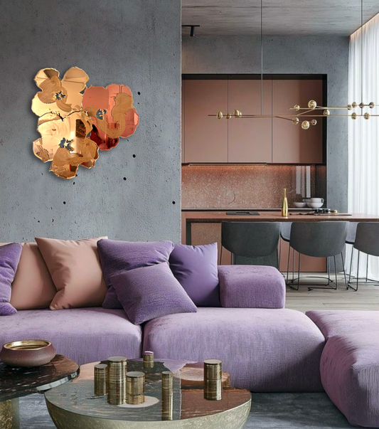 Flowers From Andy: in Soft Gold & Deep Vintage Rose