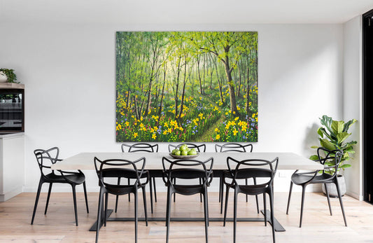 Daffodils and Grecian Windflowers