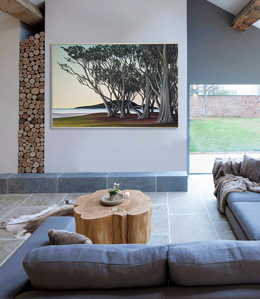 Macrocarpa on the Beach