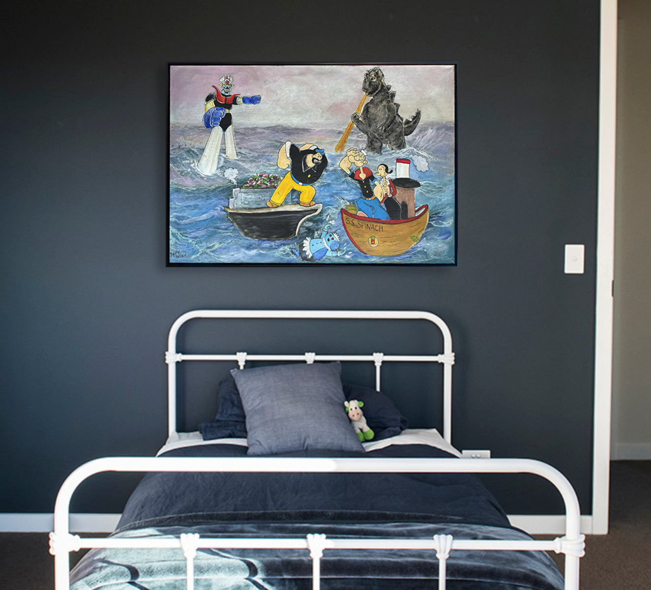 Cartoon Hero's at Sea