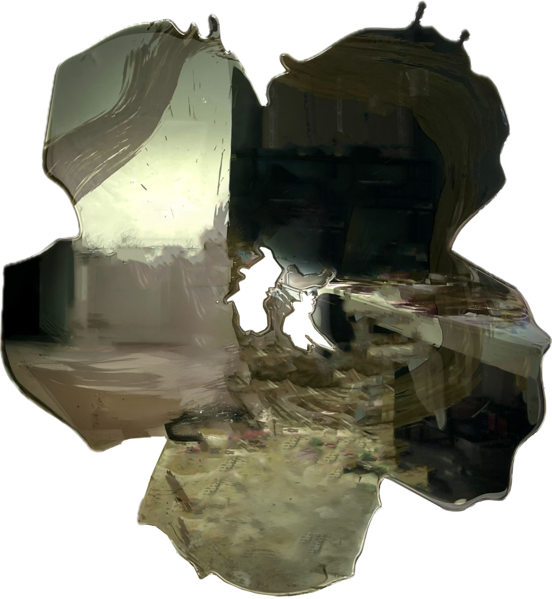 Majestic Giant: Forgotten Secret Garden in Envy & Antiqued Gold