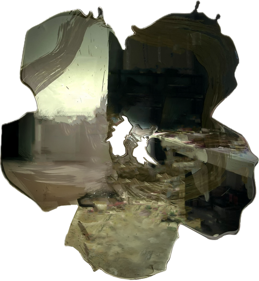 Majestic Giant: Forgotten Secret Garden in Envy & Antiqued Gold