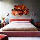 Flower Fields: Burnt Sienna, Sangria and Bordeaux