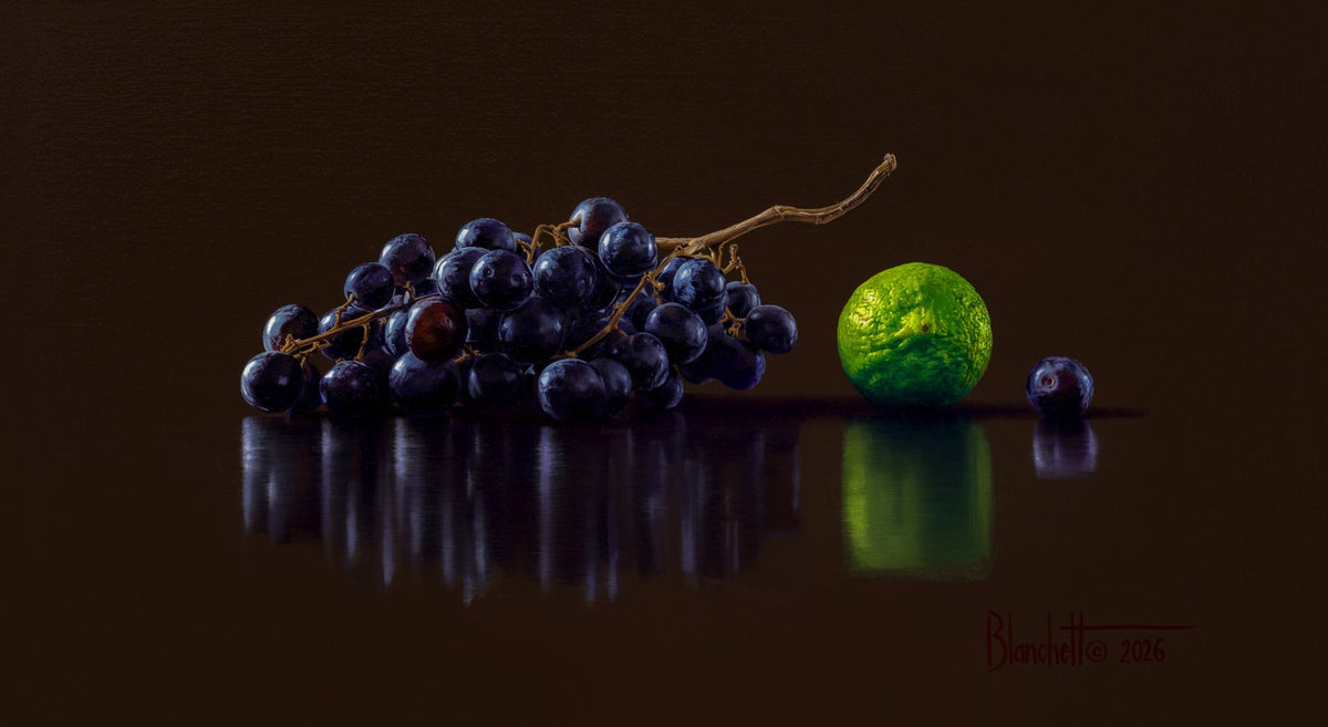 Lime With Grapes