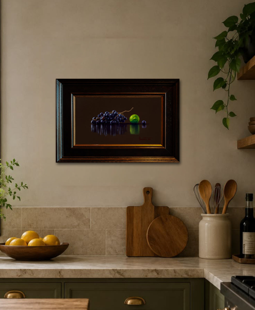 Lime With Grapes