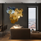 Majestic Giant Cluster: Aspen Gold and Sky Blue