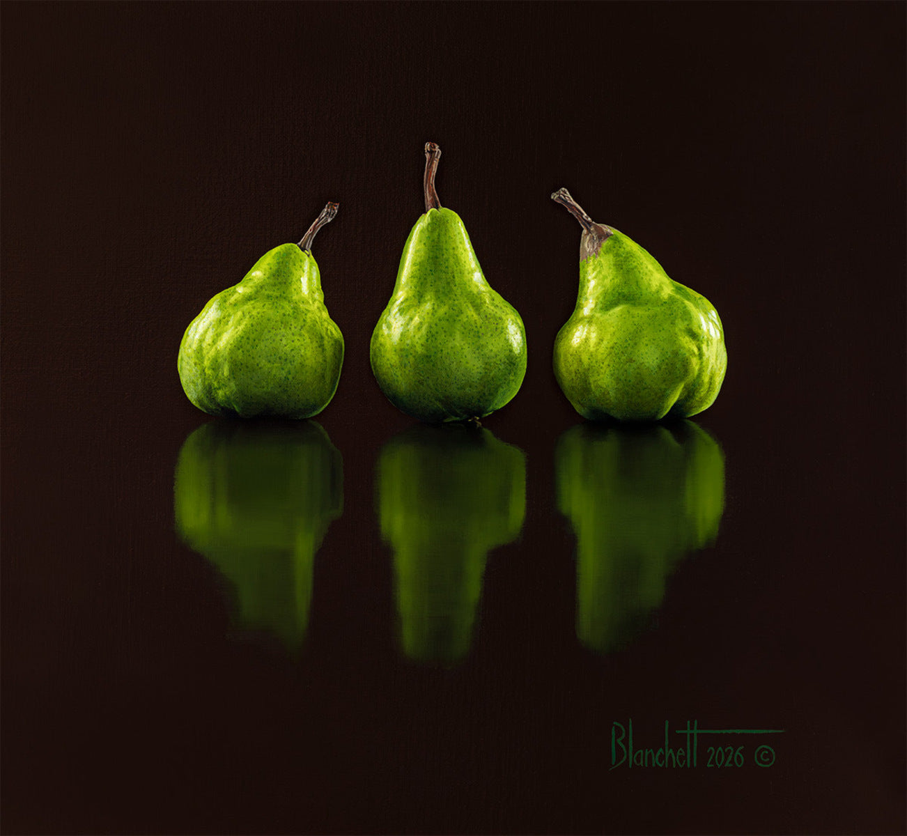 Three Packham Pears