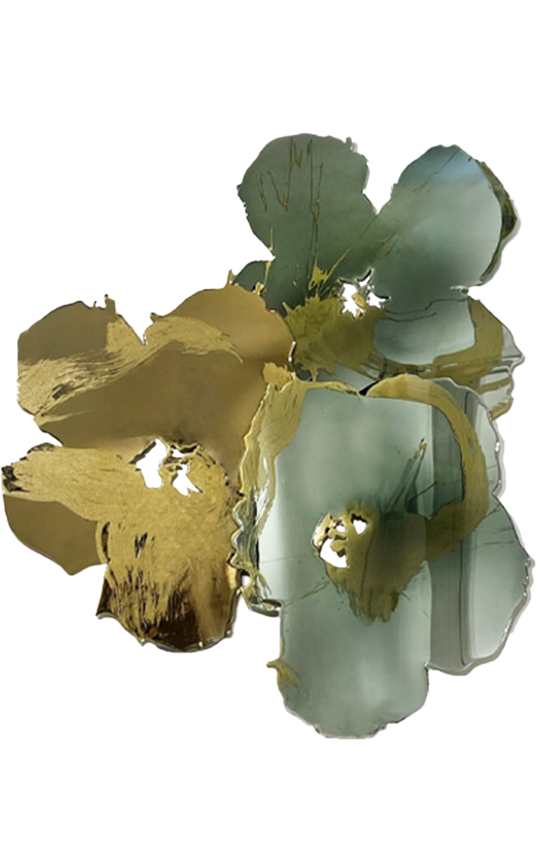 Soft Gold & Eucalyptus Green