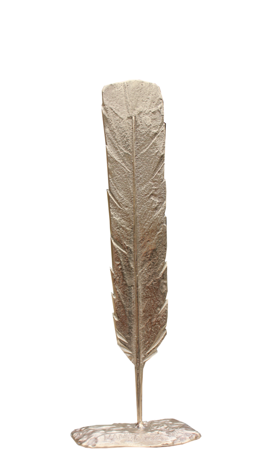 Huia Feather Polished Bronze