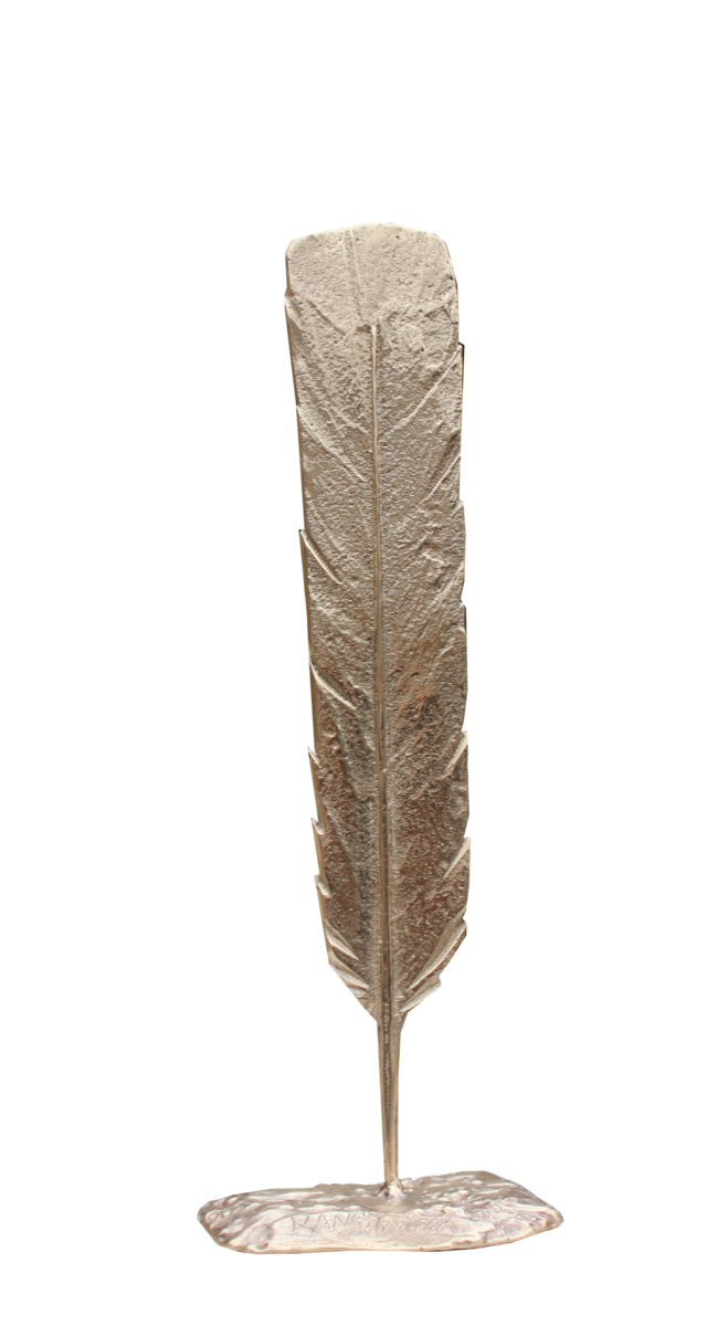Huia Feather Polished Bronze