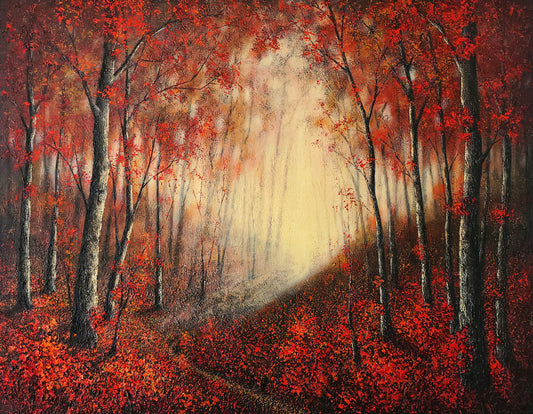 Evening Walk, Autumn 140 X 110cm